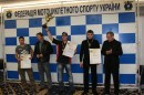 Церемония награждения украинских гонщиков